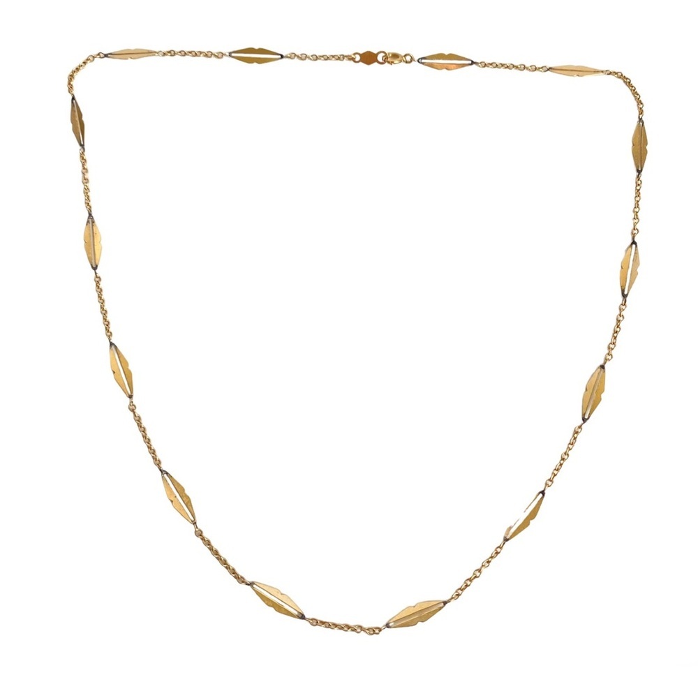 Vintage 14k Gold Chain Necklace Dainty Delicate Real Solid Gold Choker 15.5”